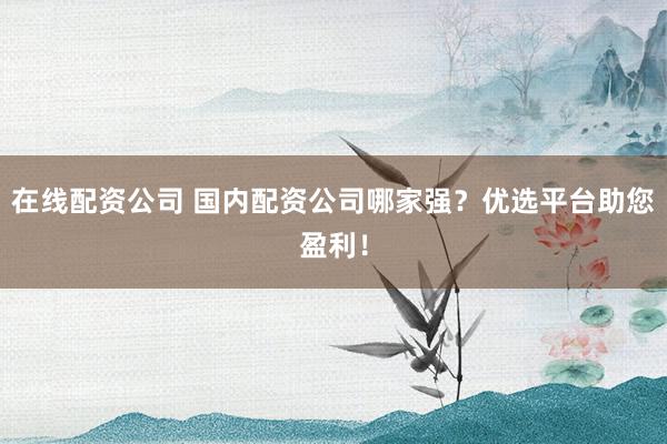 在线配资公司 国内配资公司哪家强？优选平台助您盈利！