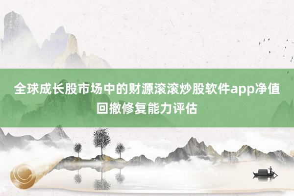 全球成长股市场中的财源滚滚炒股软件app净值回撤修复能力评估