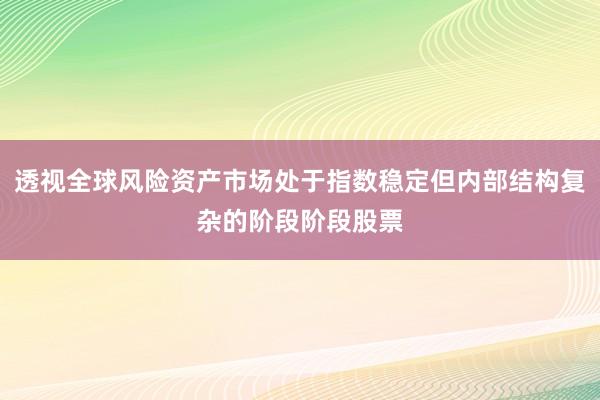 透视全球风险资产市场处于指数稳定但内部结构复杂的阶段阶段股票