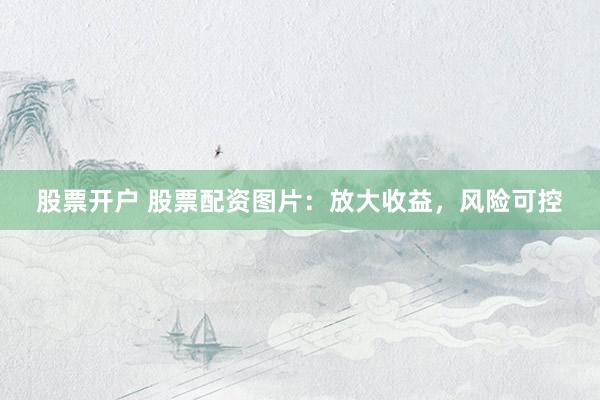 股票开户 股票配资图片:放大收益,风险可控